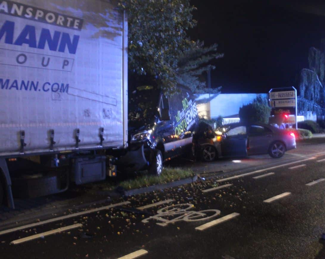 Bild von der Unfallstelle