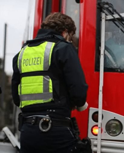 Polizei Straßenbahn