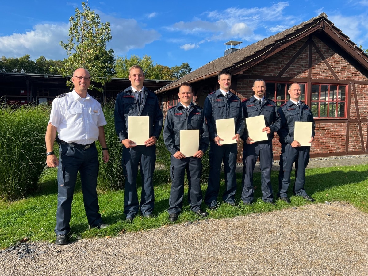 Verbeamtungen und Beförderungen bei der Berufsfeuerwehr