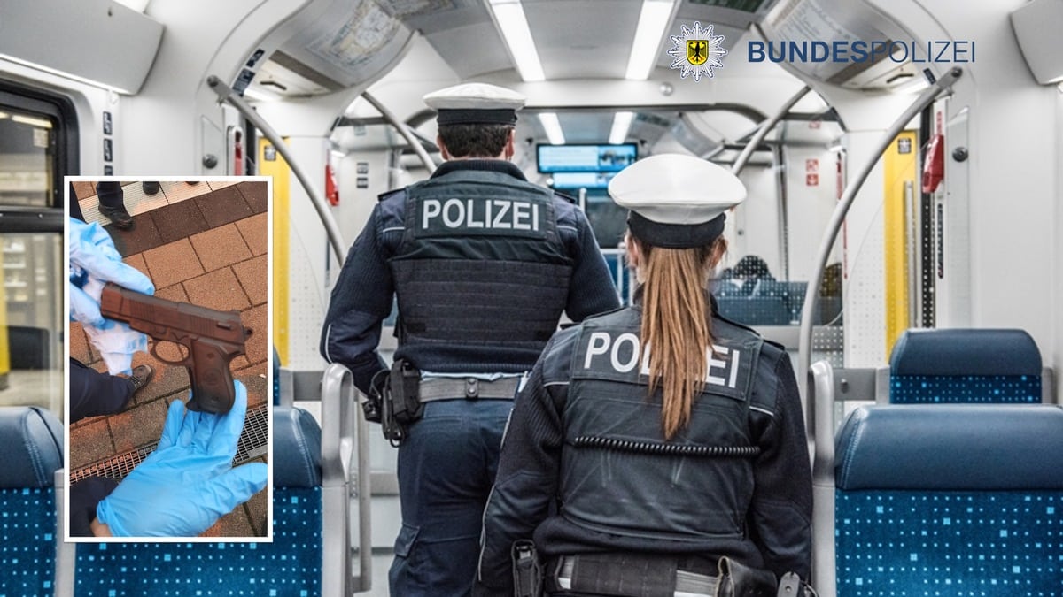 Bedrohung mit scheinbarer Schusswaffe Polizeieinsatz am S-Bahn-Haltepunkt
