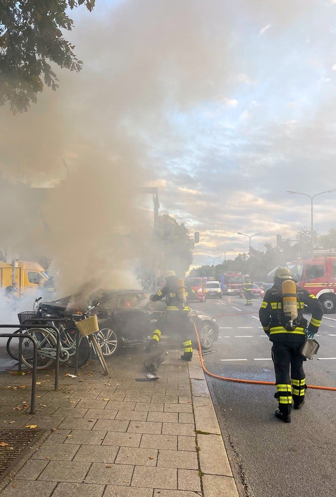 Einsatzfoto Berufsfeuerwehr Mรผnchen
