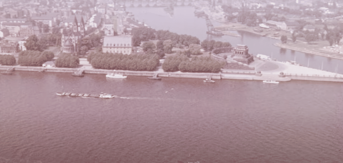 Koblenz Deutsches Eck 60er Jahre