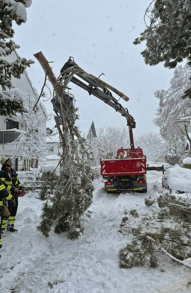 schneebedingten Einsätze (Stadtgebiet)München