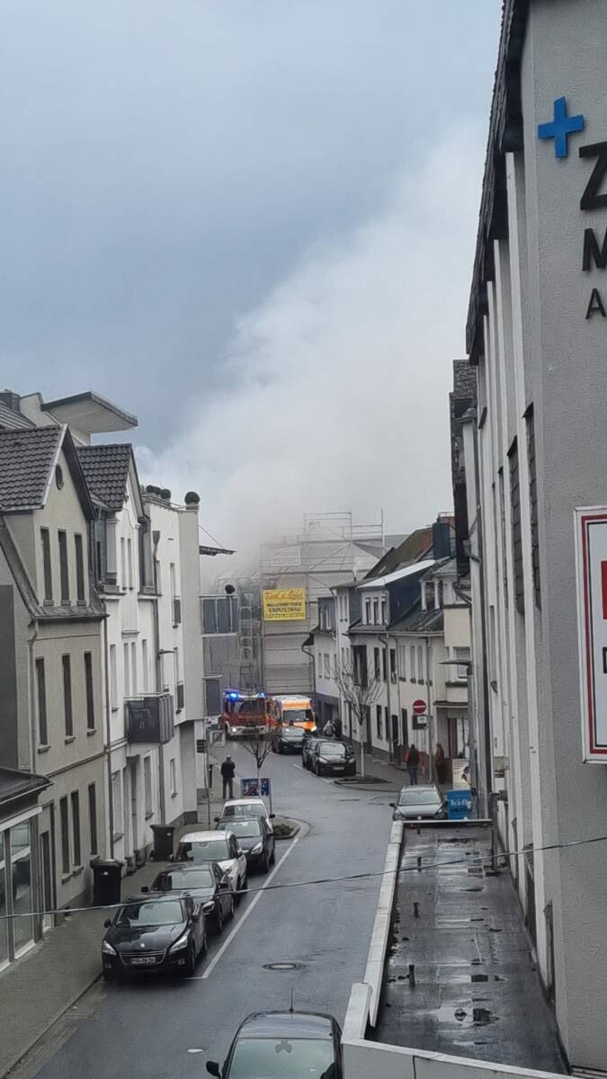 Feuer Brand Andernach