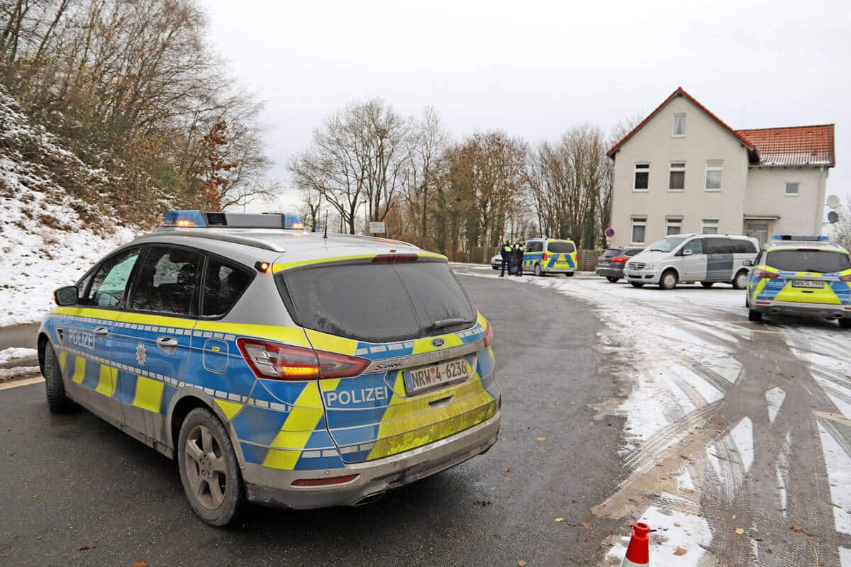 Sperrung der Immermannstraße in Iserlohn