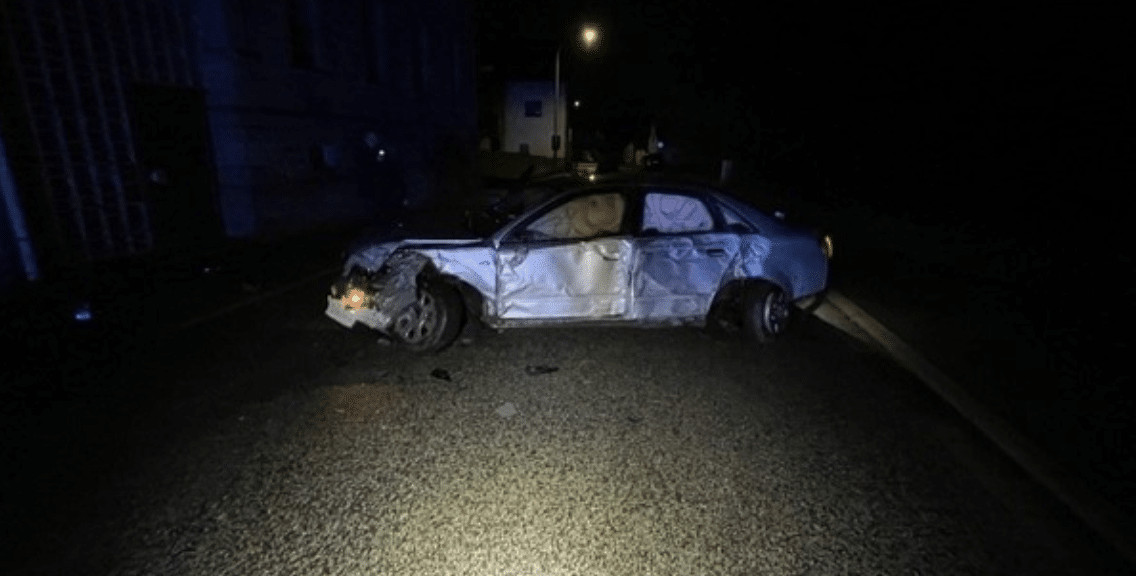 Unfall Hauswand