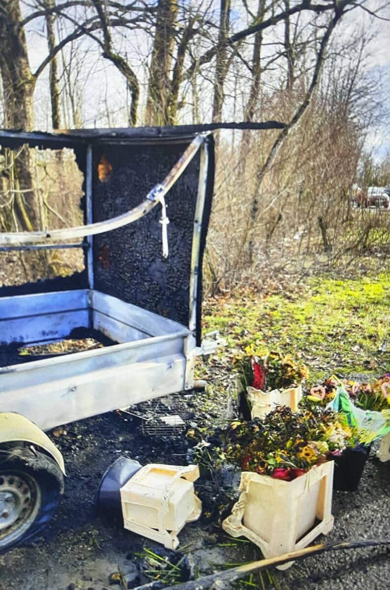 Verpuffung im Anhänger