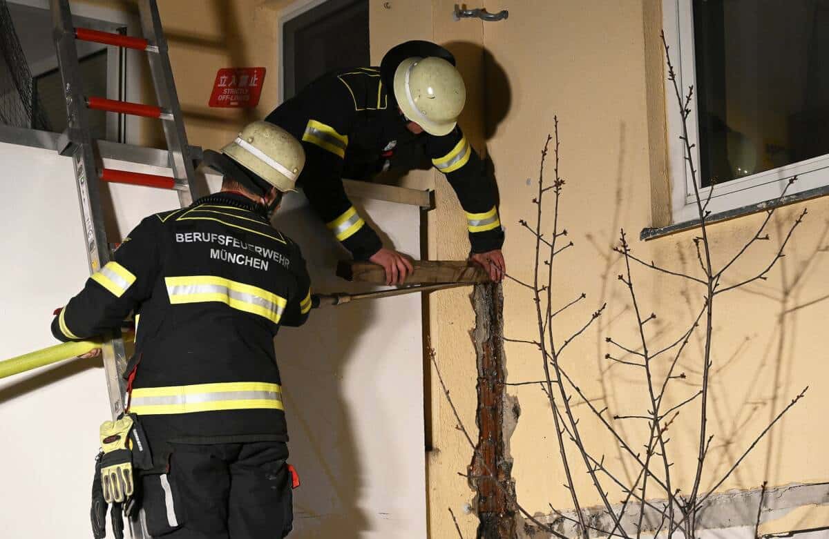München, Brand in Dehnfuge
