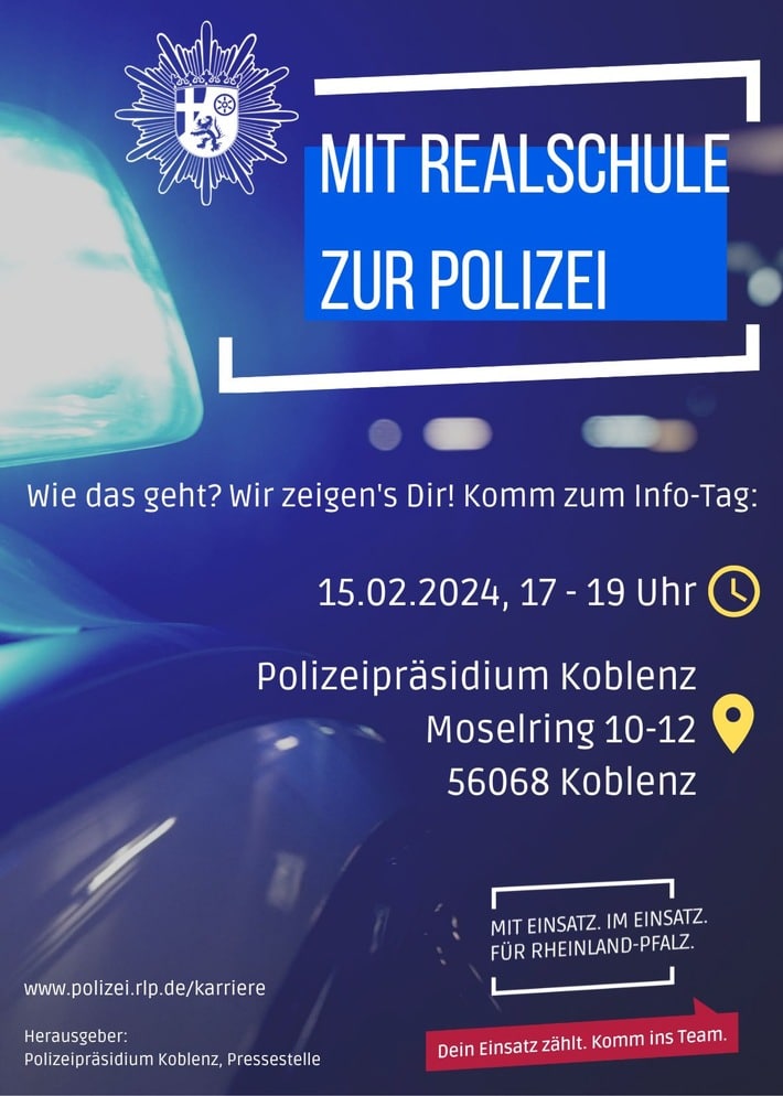 Mit Realschule zur Polizei