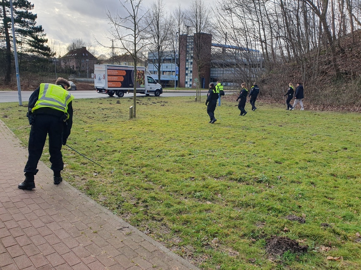 Tötungsdelikt in Stade Spurensuche am Güterbahnhof