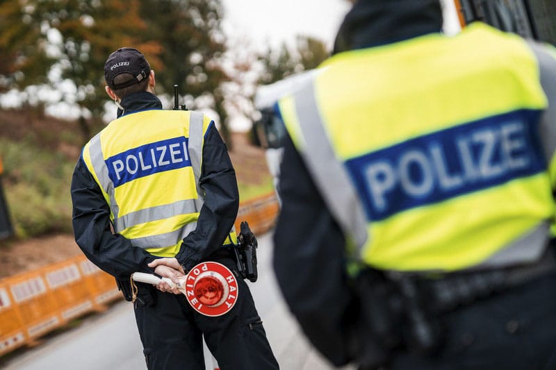 Grenzkontrolle Bundespolizei