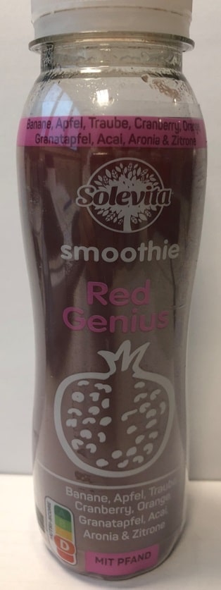 Lidl Warenrückruf "Solevita Smoothie Red Genius"