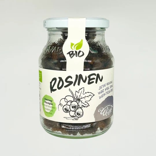 Rosinen im Glas Rückruf