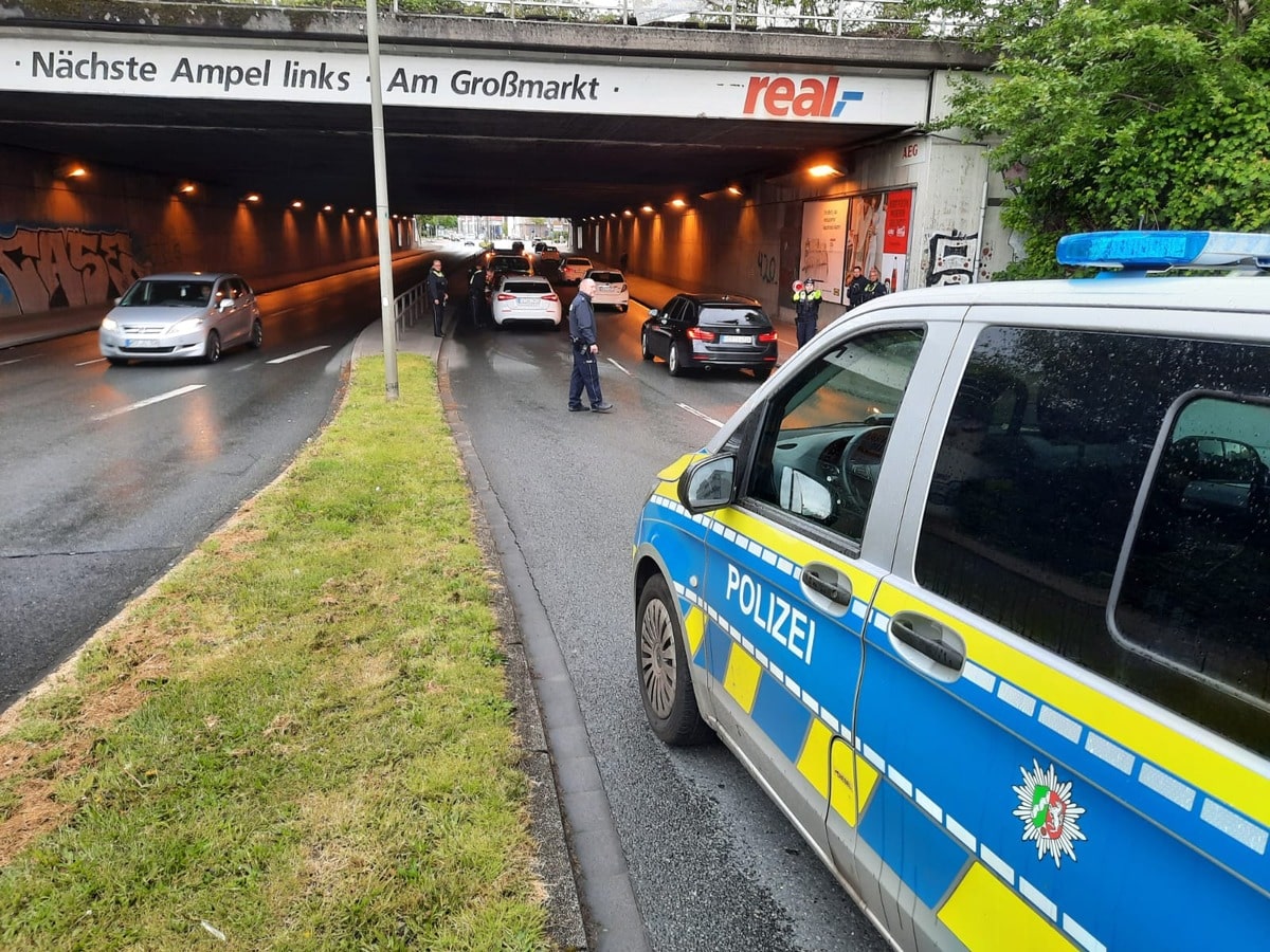 Polizei zeigt Präsenz im Herner Stadtzentrum