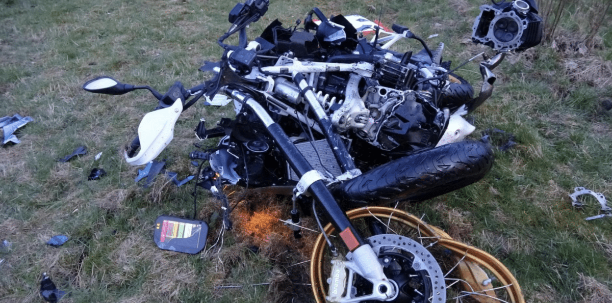 Tรถdlicher Motorradunfall Gerhardsheim