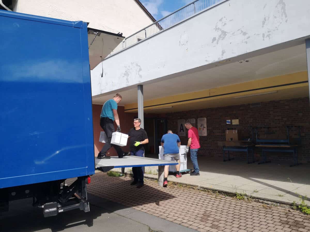 Brand an der Friedrich-Schweitzer-Schule in Westerburg