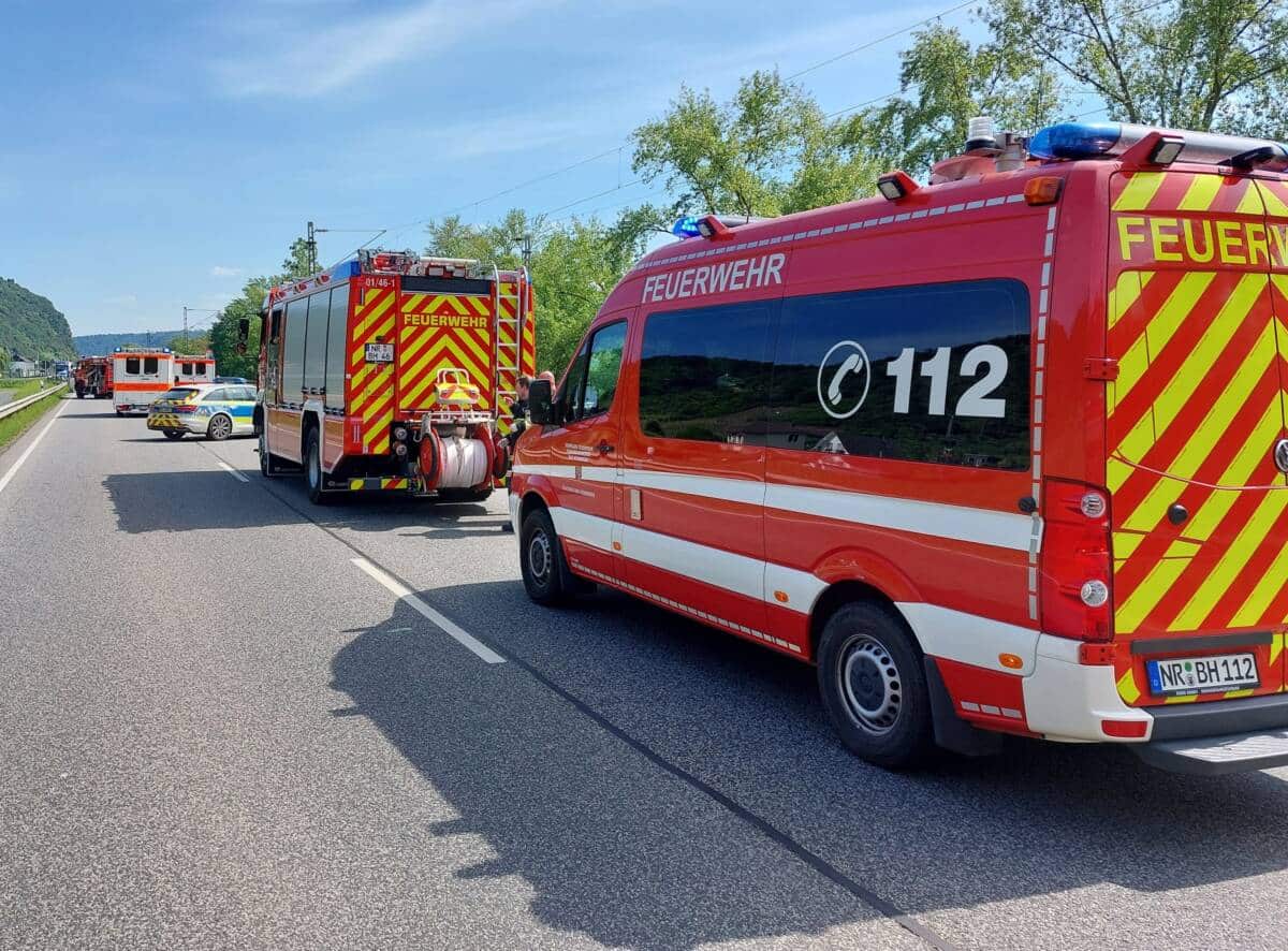 Verkehrsunfall B42