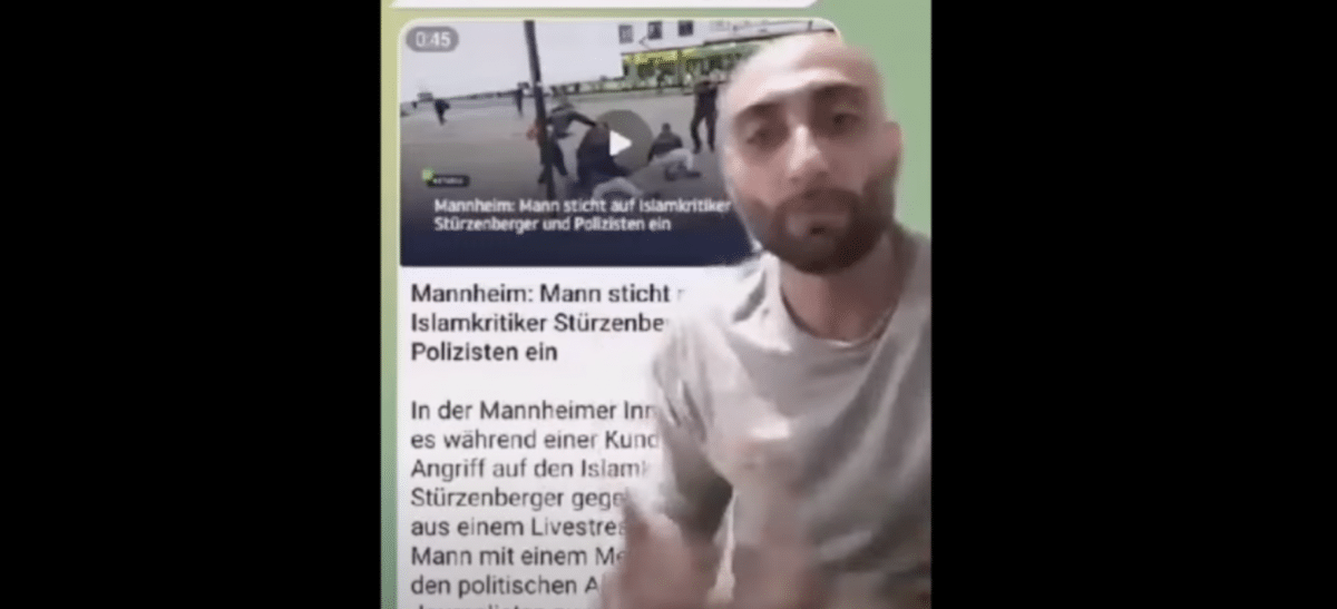 Behörden ermitteln - Islamist feiert Messer-Terror von Mannheim