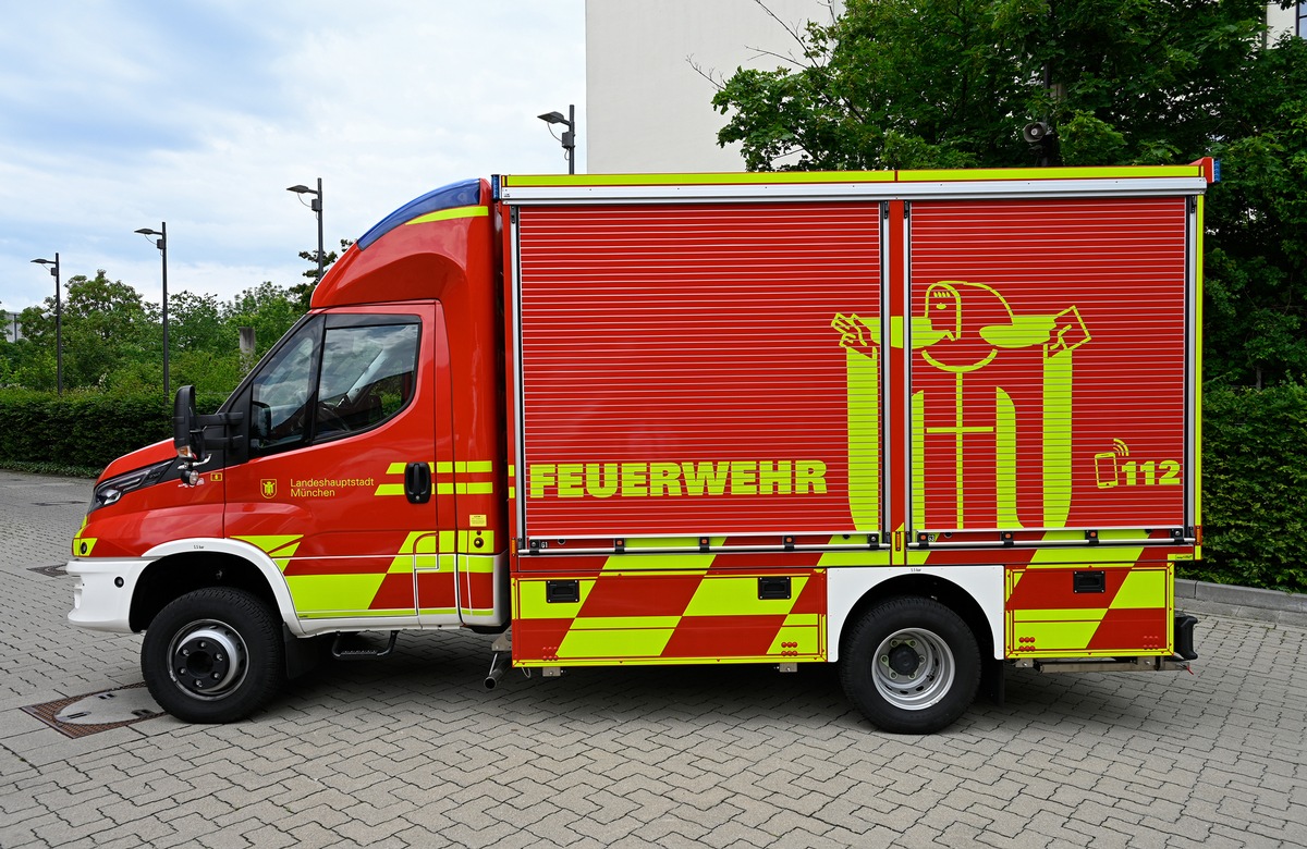 Die Feuerwehr München glänzt in neuem Design