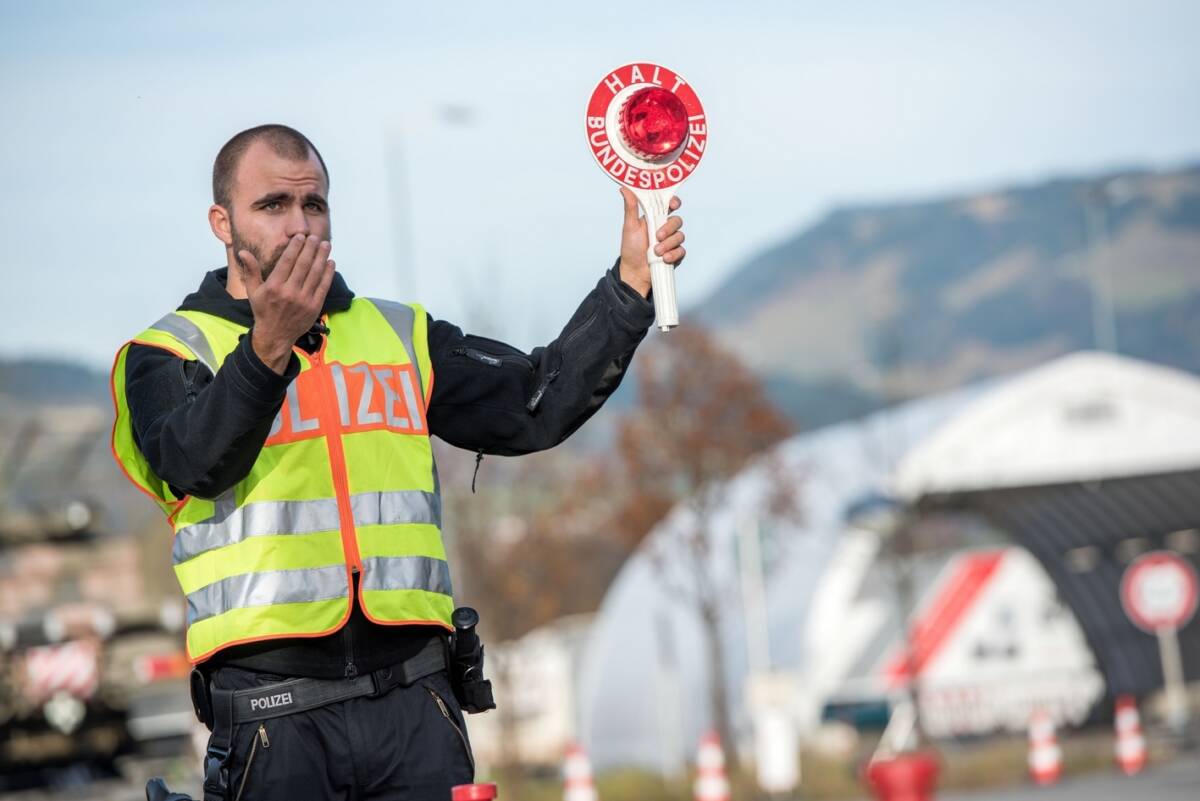 Grenzkontrolle Bundespolizei
