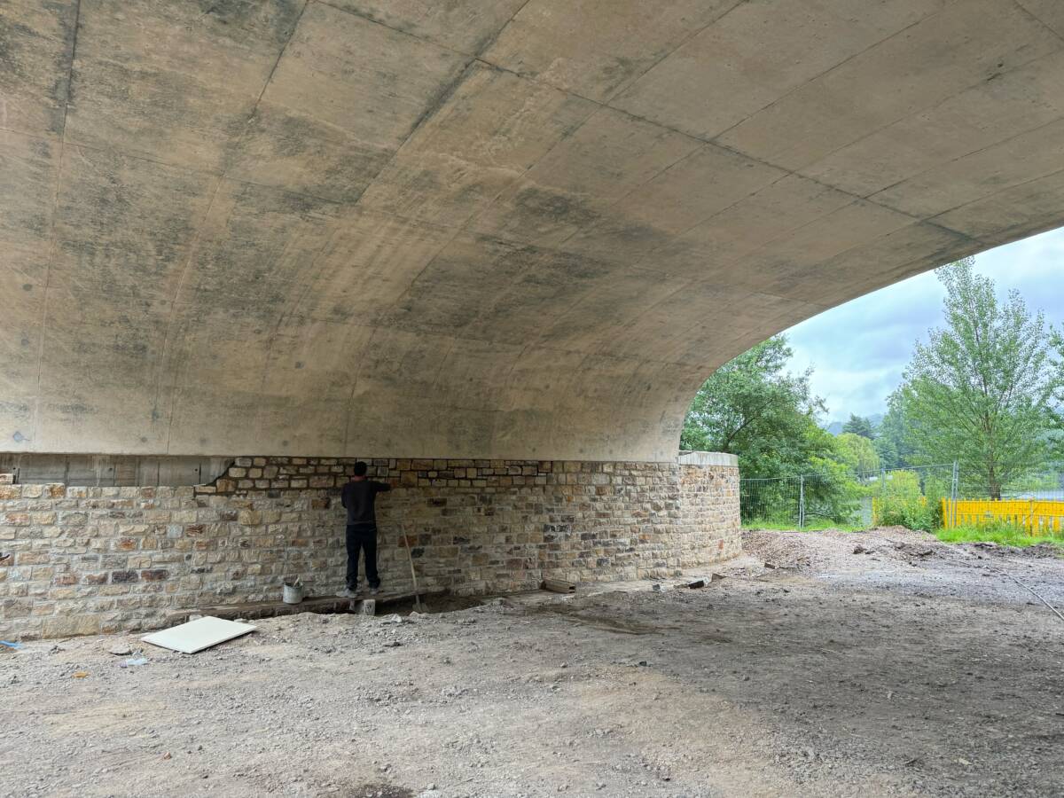 Weitere Arbeiten an der Mozartbrücke abgeschlossen