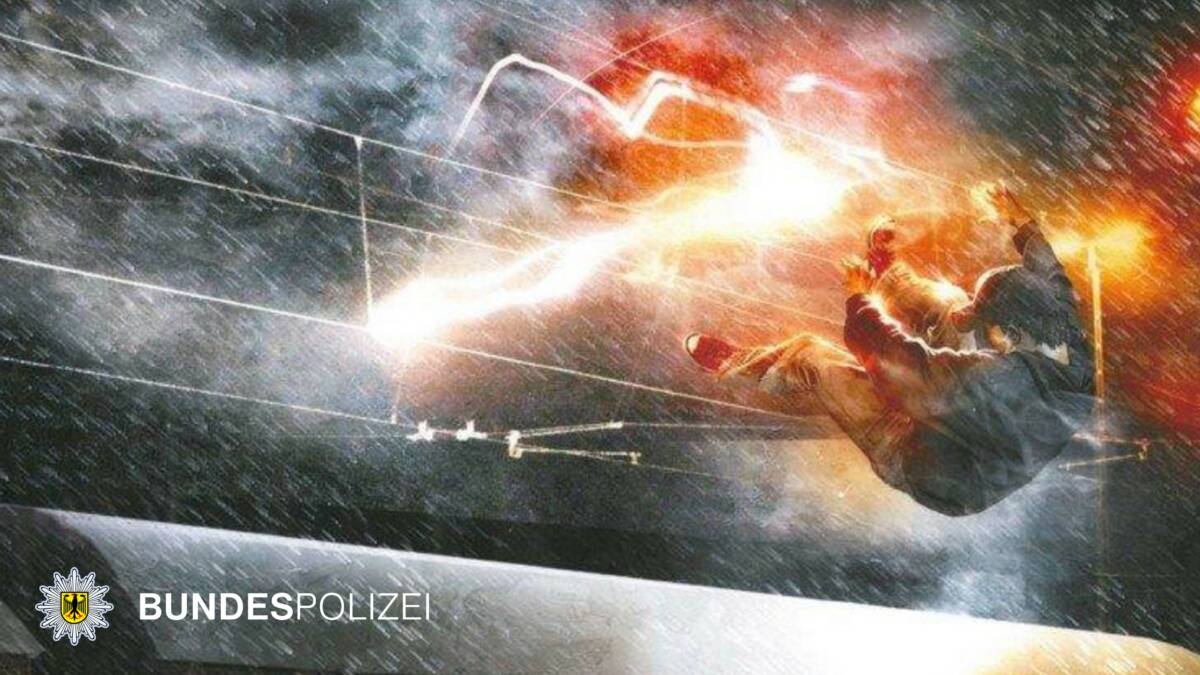 14-Jähriger greift in Oberleitung