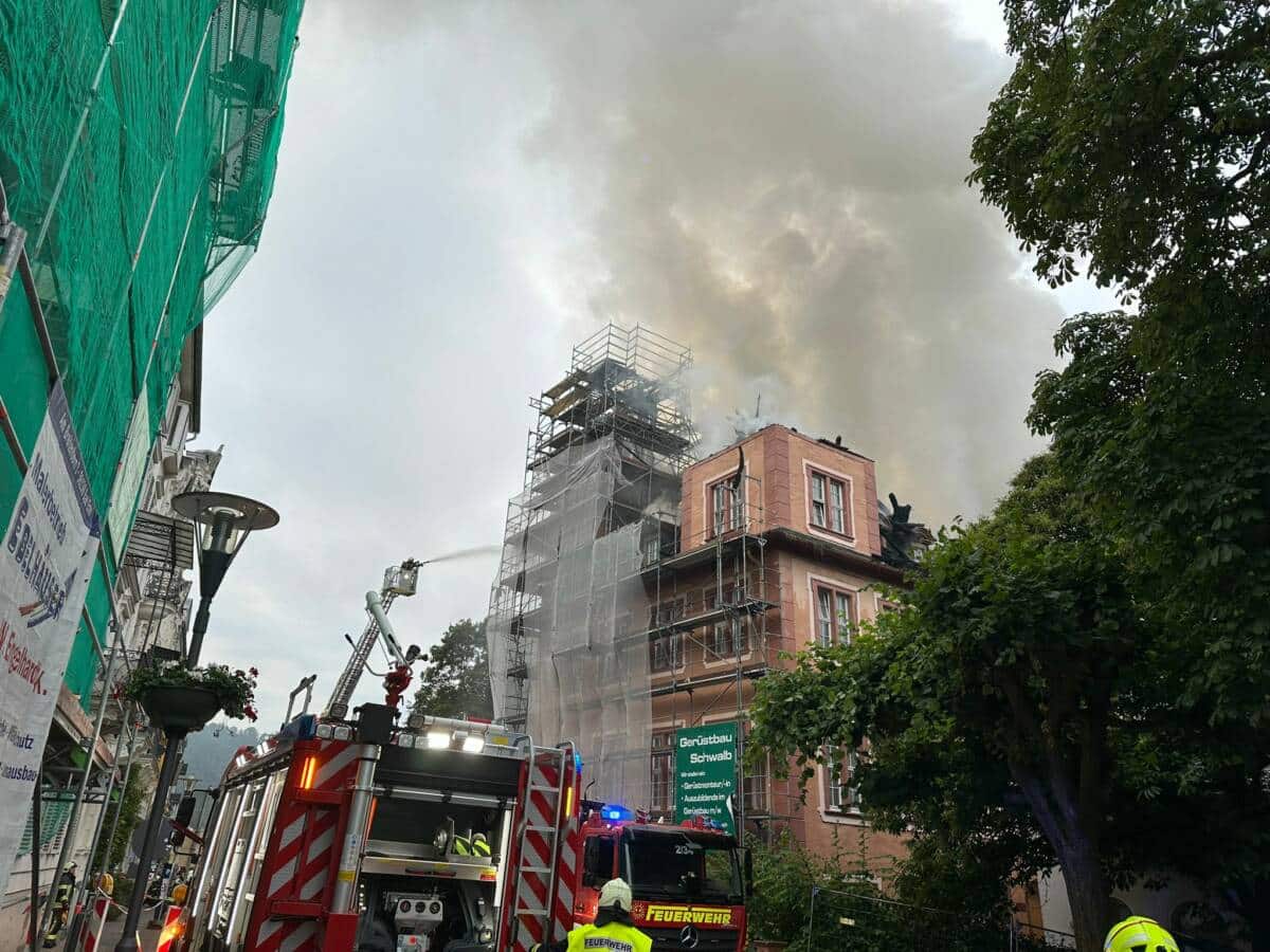 Brand Vier Türme Haus