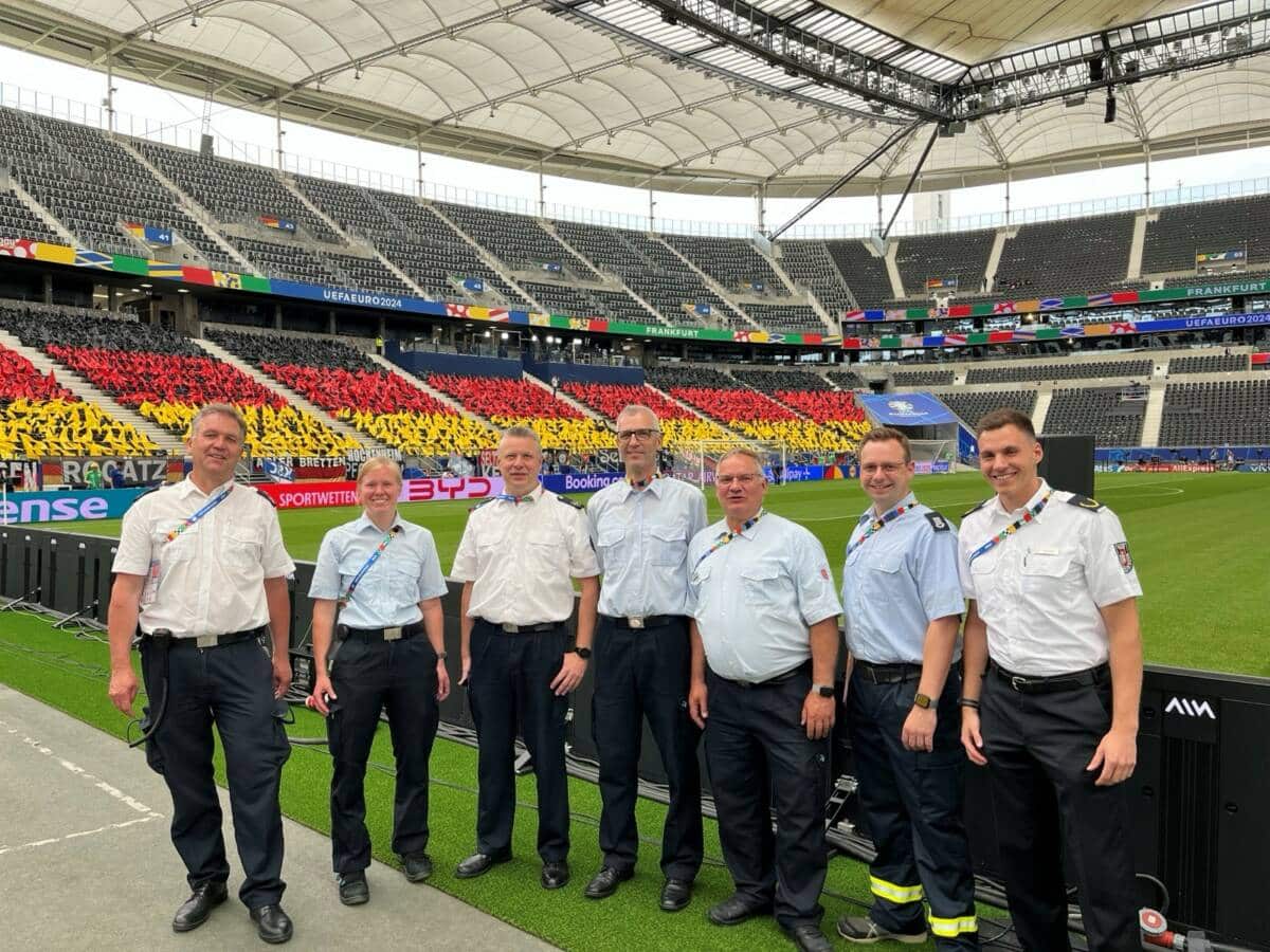 Feuerwehren ziehen positive Bilanz zur Fußball-Europameisterschaft "UEFA EURO 2024"