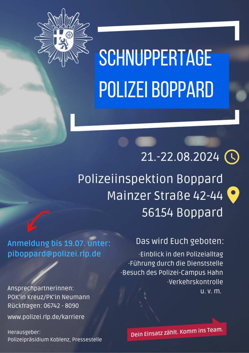 Schnuppertage PI Boppard