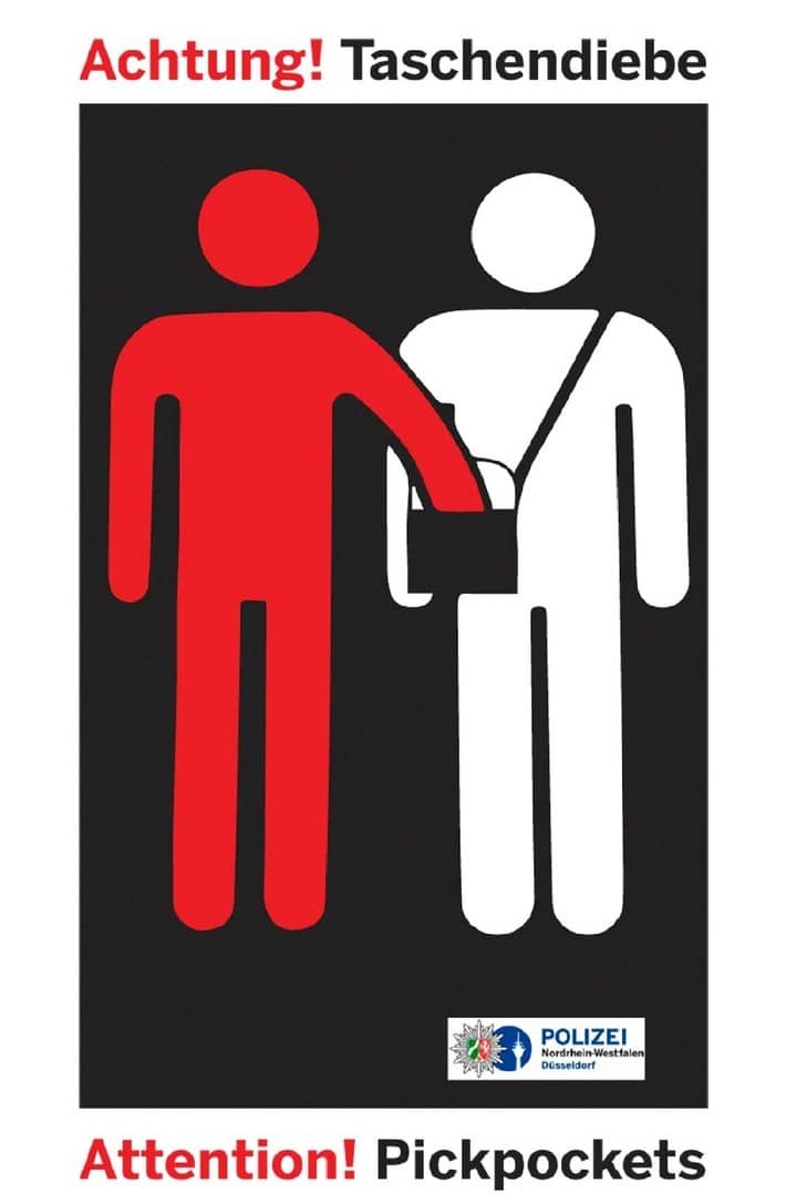 Achtung Taschendiebe!