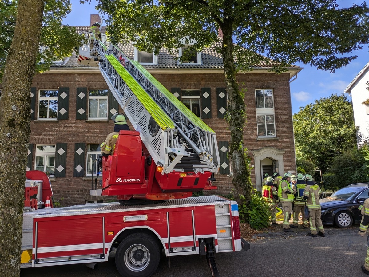 Kleve Dachgeschossbrand
