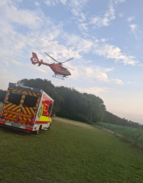 Reitunfall Bocholt