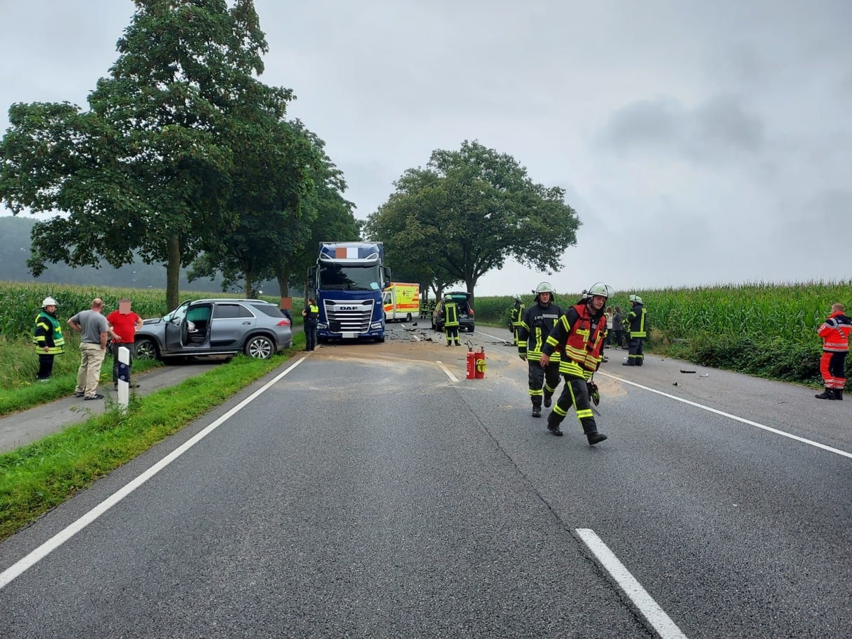 Unfallstelle Stade