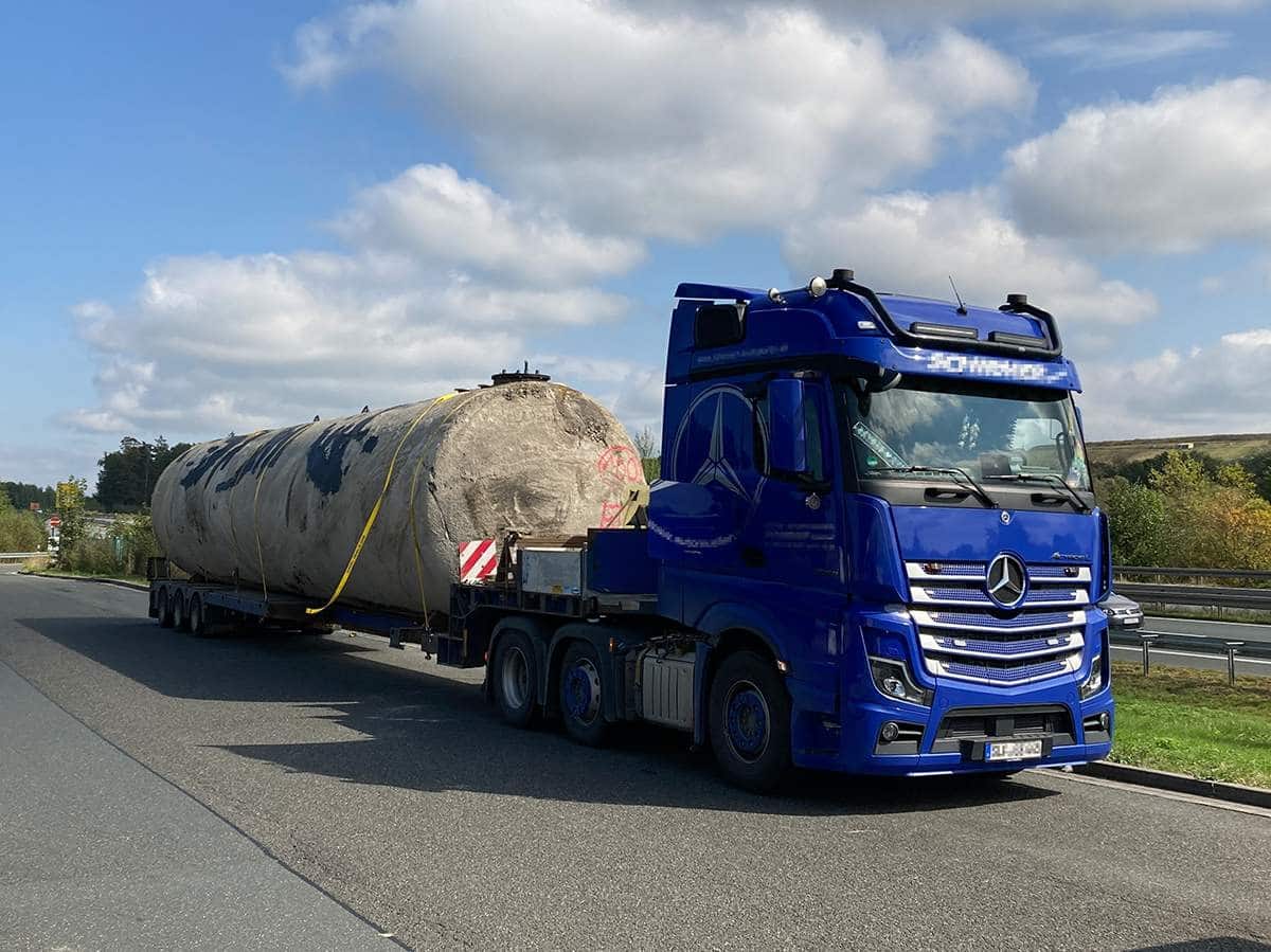 Verkehrsdienst Kontrollierter Schwertransport