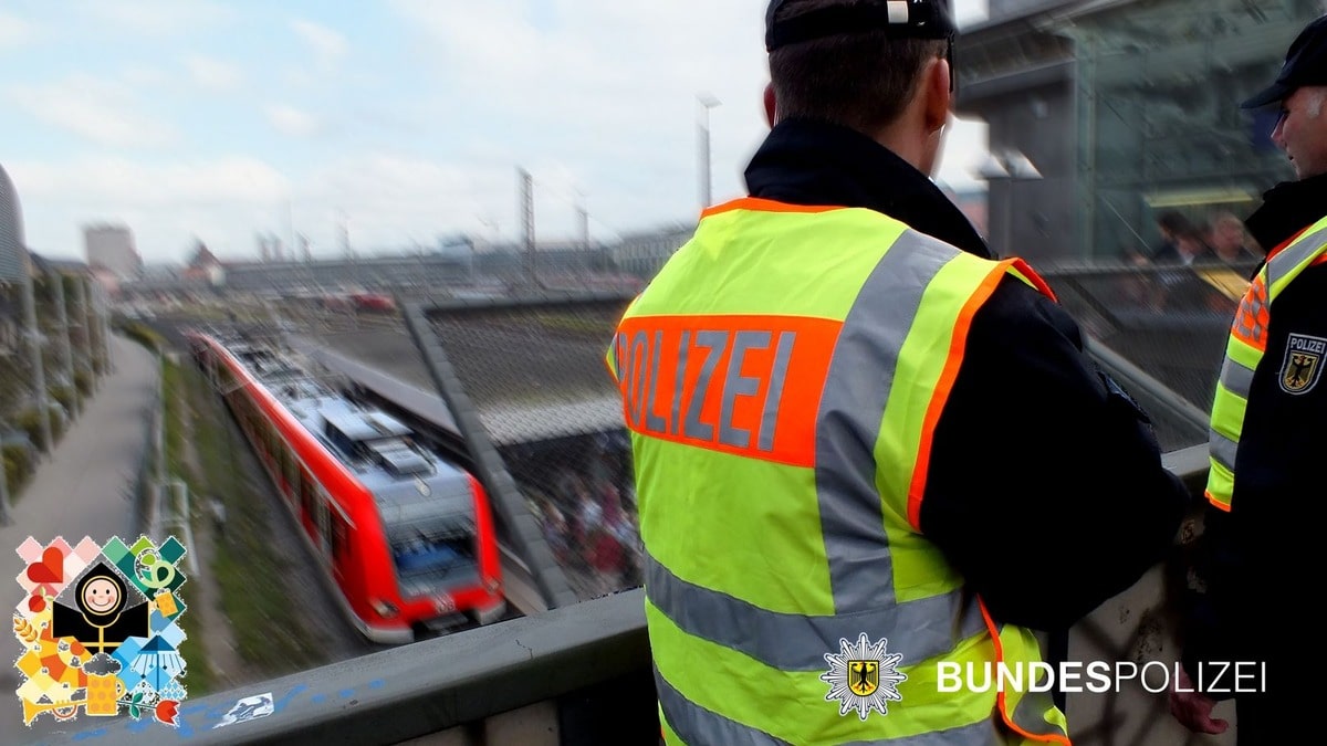 München gefährlicher Eingriff Bahnverkehr