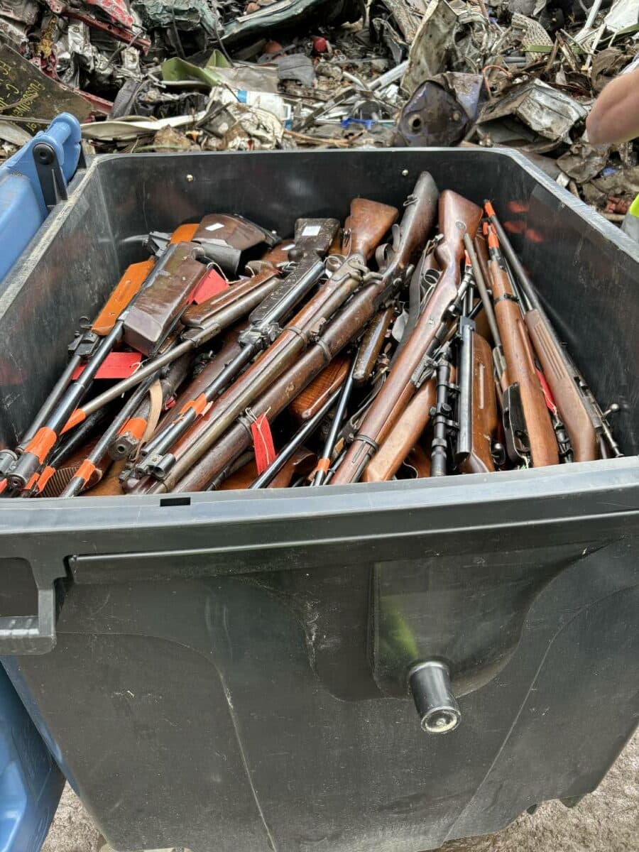 Rhein-Lahn-Kreis Waffen vernichtet