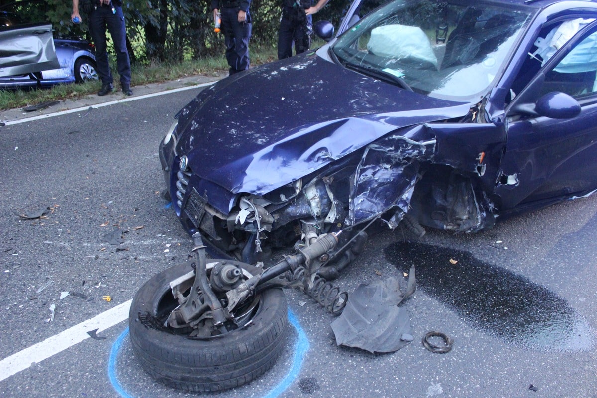Unfallstelle L 101 Odenthal