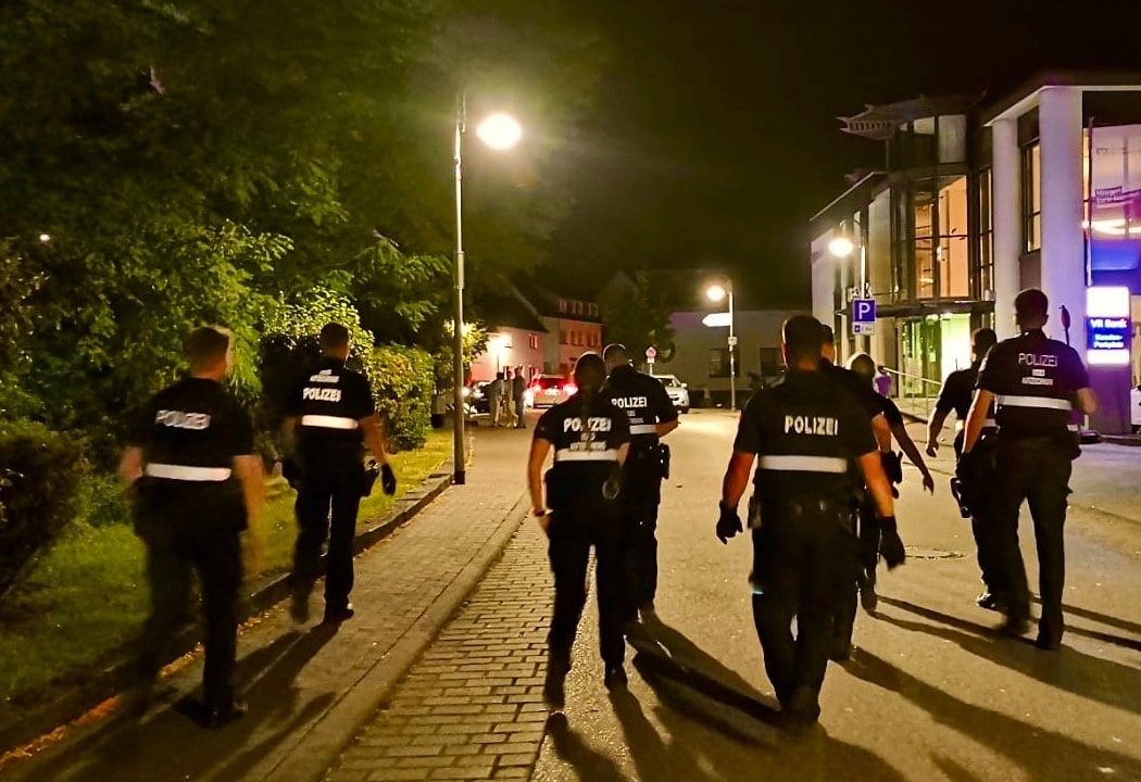 Präsenzstreife der Polizei Andernach Kirmes in Plaidt