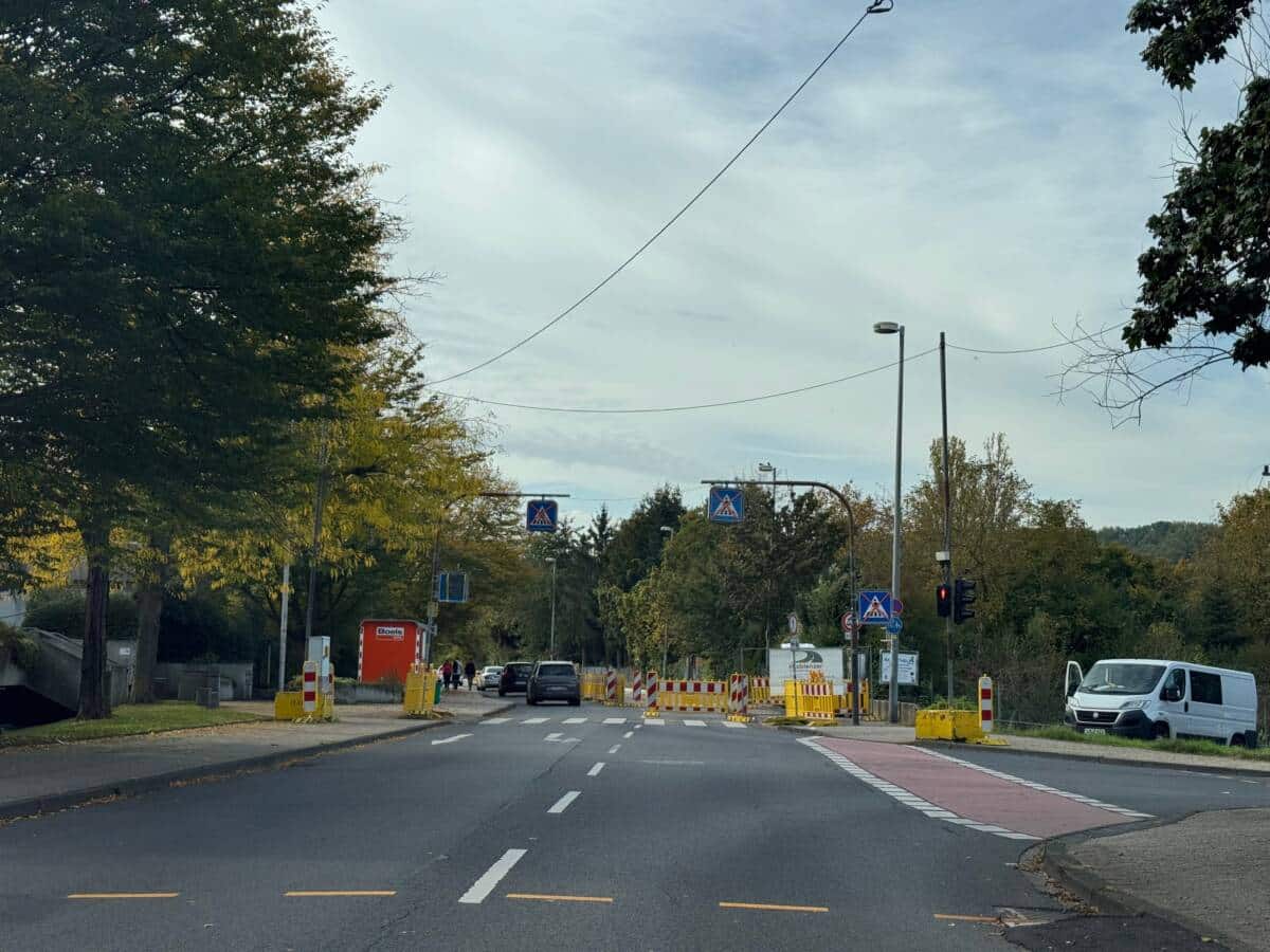 Ausbau Radweg Beatusstraße – Neuer Bauabschnitt wird eingerichtet