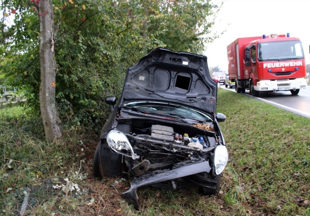 Ölspur Unfall