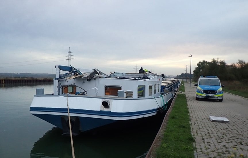 Beschädigtes Schiff