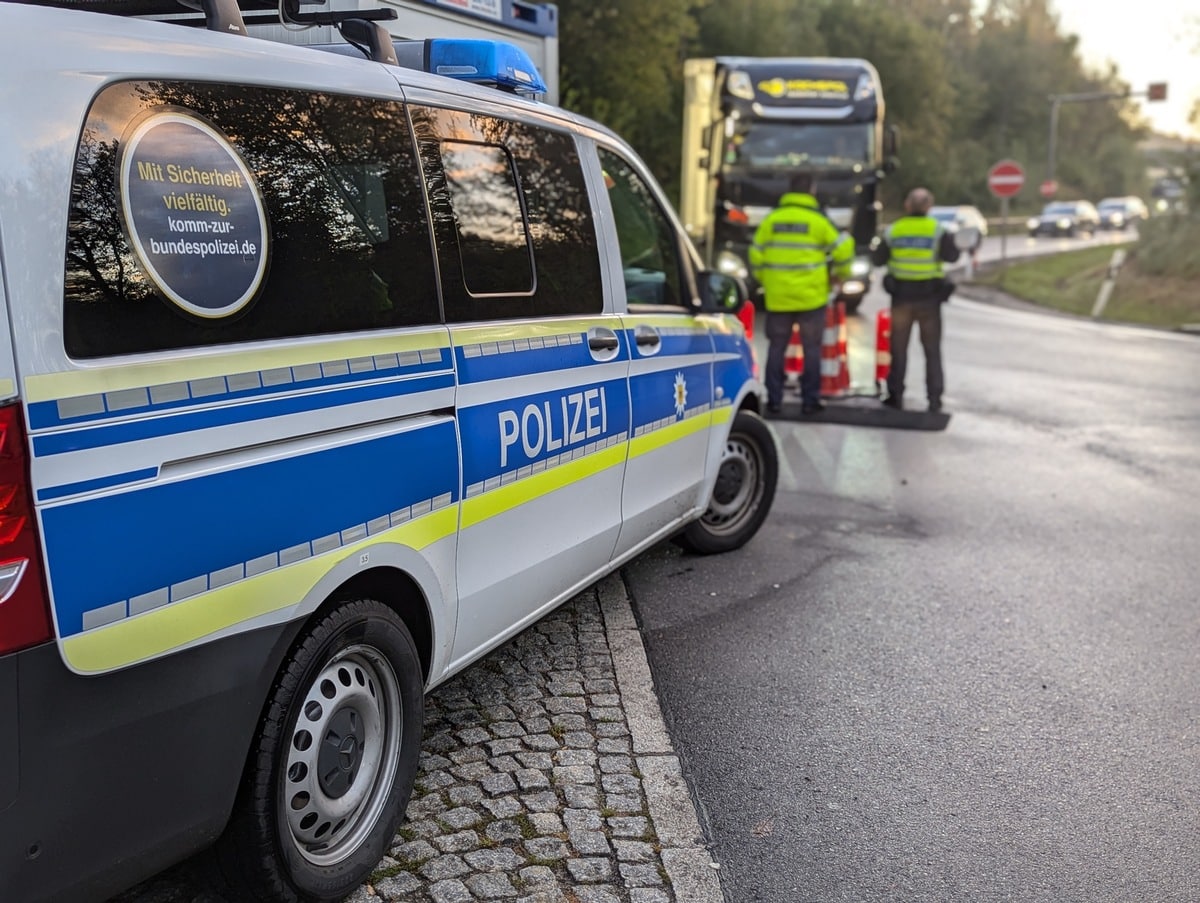 Grenzkontrollstelle der Bundespolizei Waidhaus A6