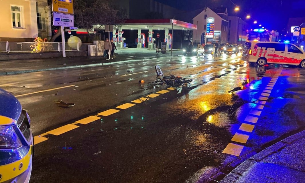 Weidenau Unfall Vater und Kind schwer verletzt