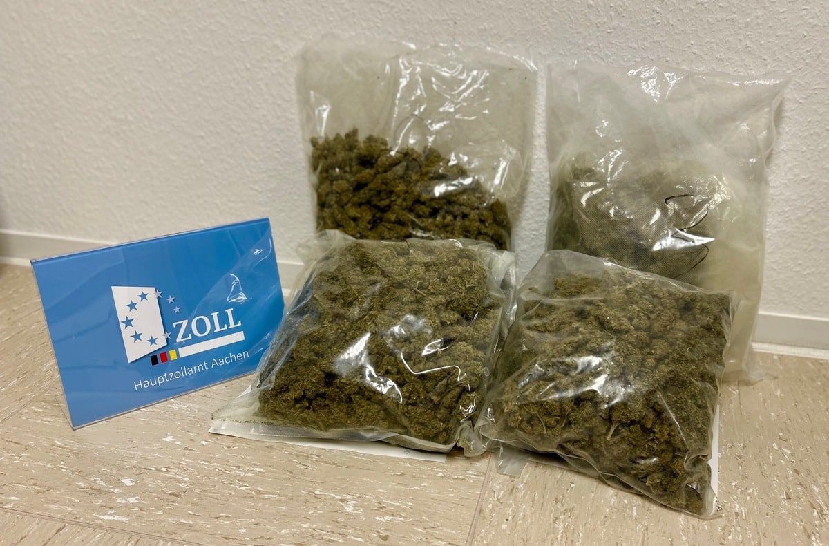 Zoll Mehr als 3,6 Kilogramm Marihuana