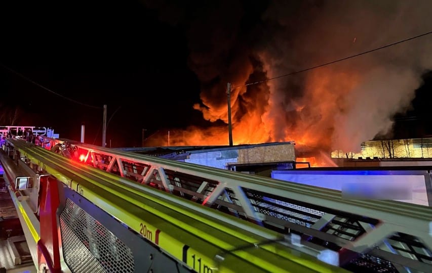 Brand in KFZ Werkstatt