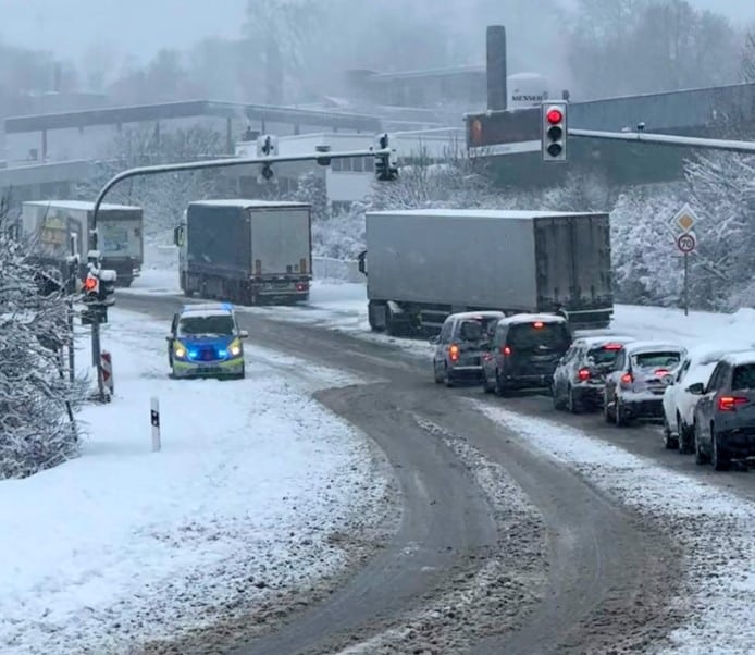 Schnee chaos NRW