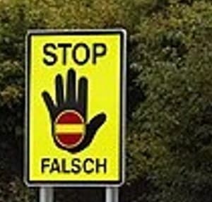 Stop Einbahn