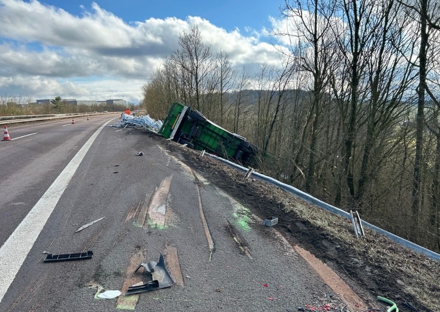 LKW Unfall Pirmasens