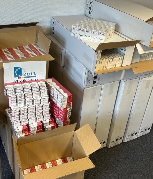 Zoll Koblenz Zigarettenschmuggel