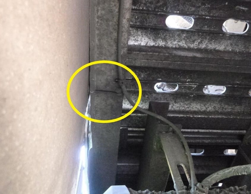 A61Verkehrsunsicherer Kleintransporter